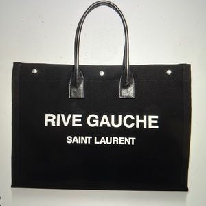 Yves Saint Laurent - Rive Gauche Linen Canvas Tote.  ‼️💯AUTHENTIC ‼️